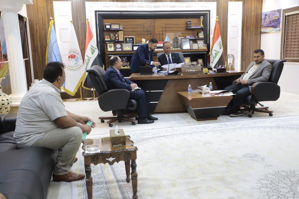 صورة من مقابلات السيد رئيس الجامعة